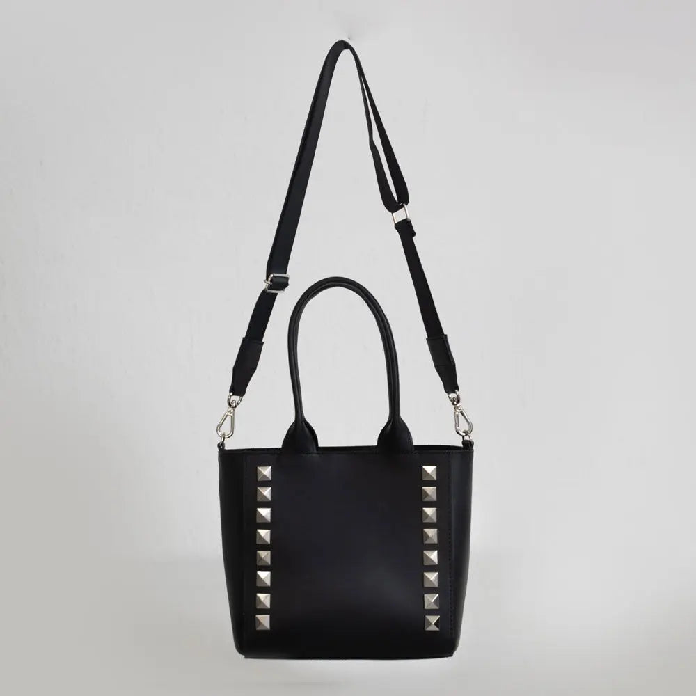 Pyramid Studs “WAY Square Tote【LB023-6】