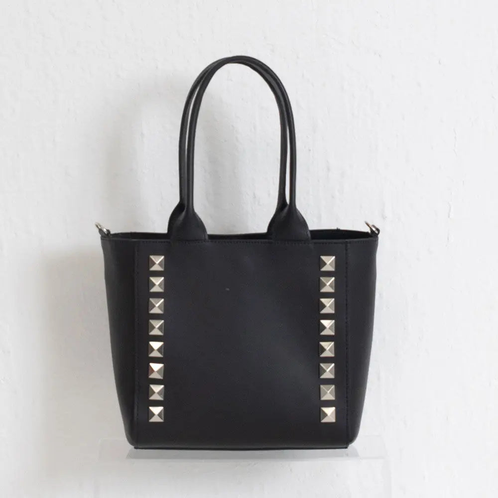 Pyramid Studs “WAY Square Tote【LB023-6】