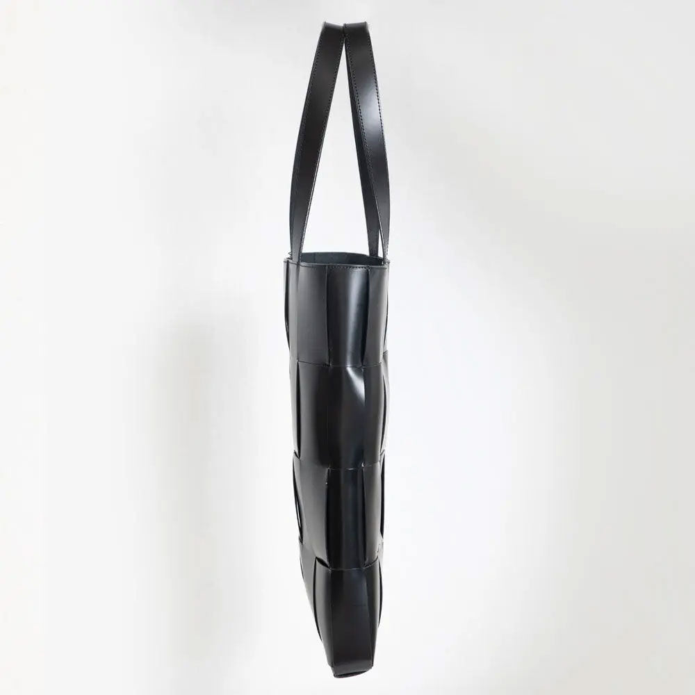 A4size　ブロックトートバック　 Renga【BR-003】スマートなビジネスシーンを演出する極薄マチ・レザートート